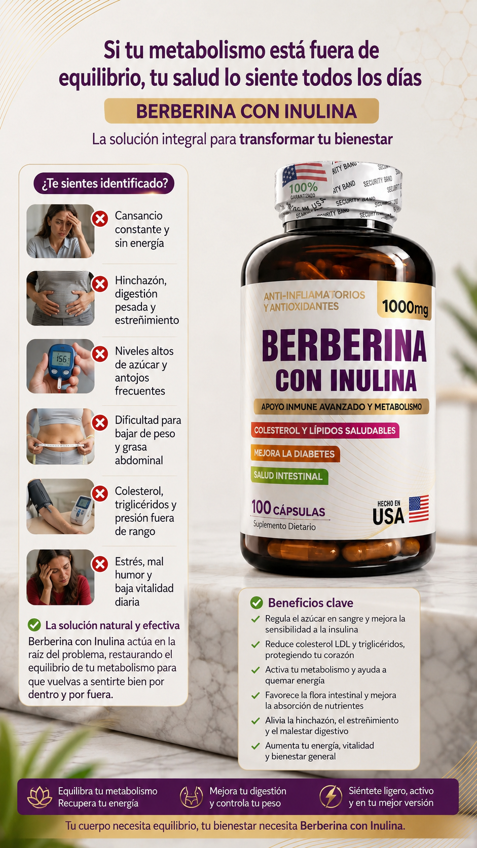 Berberine: Balance Metabólico